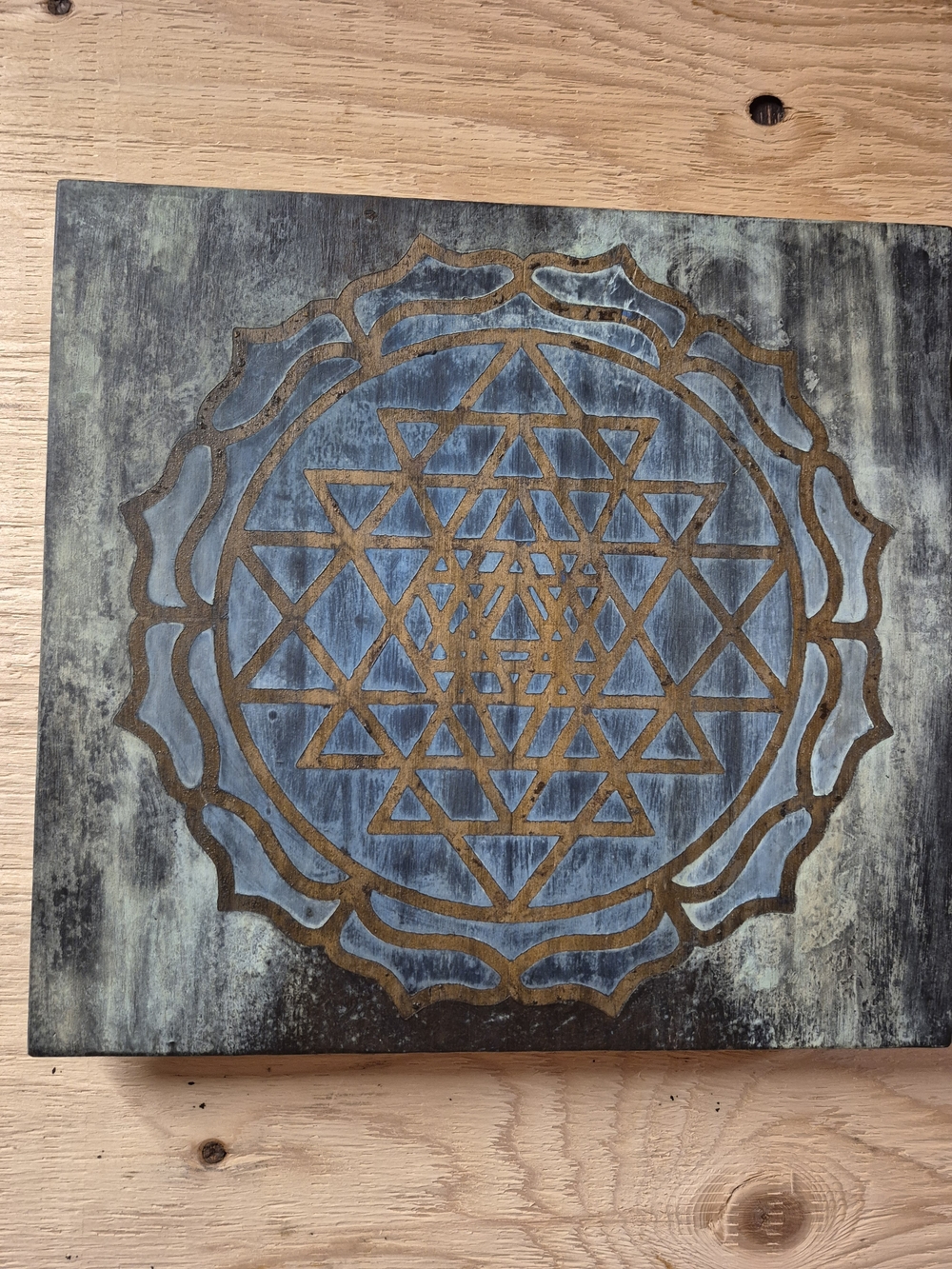 Handmade Shri Chakra Wall Art